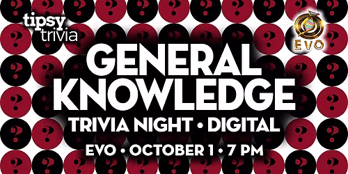 Edmonton: EVO - General Knowledge Digital Trivia - Oct 1, 7pm