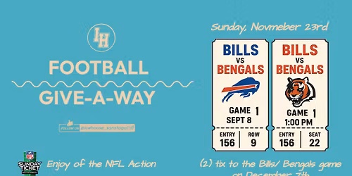NFL Ticket Give-a-way