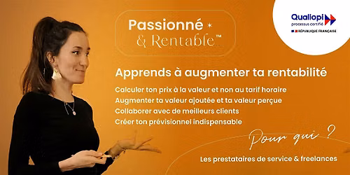 D\u00e9couvre des m\u00e9thodes pour augmenter ta rentabilit\u00e9 - 6 PLACES