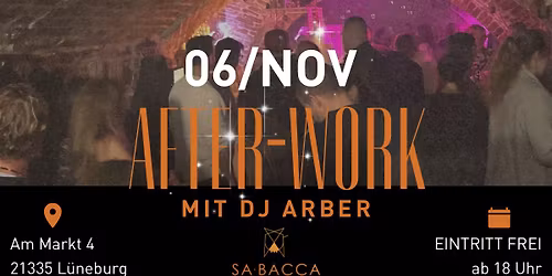 Afterwork-Party mit DJ Arber im Sa Bacca - Euer Donnerstagabend in L\u00fcneburg