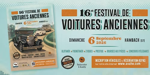 16\u00e8me Festival de Voitures Anciennes de Hambach
