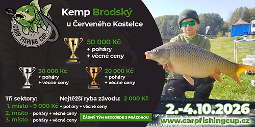 Bejsfish Carp Fishing Cup - Kemp Brodsk\u00fd 2026