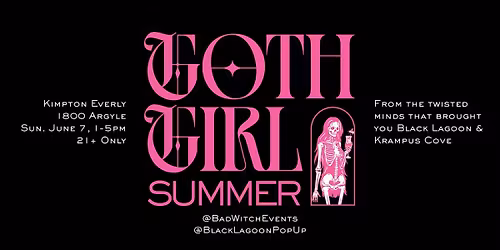 Goth Girl Summer Pool Party - Sept. 6 - All 21+ are welcome!
