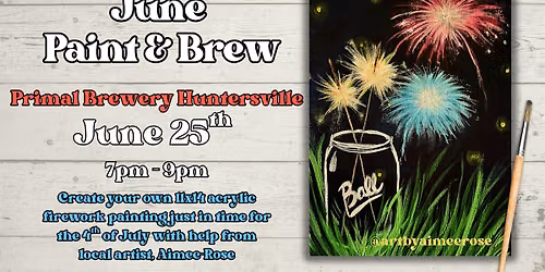 June Paint & Brew @ Primal Brewery Huntersville