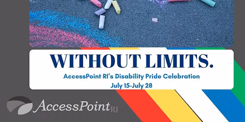 Chalk the Walk for Disability Pride Month!