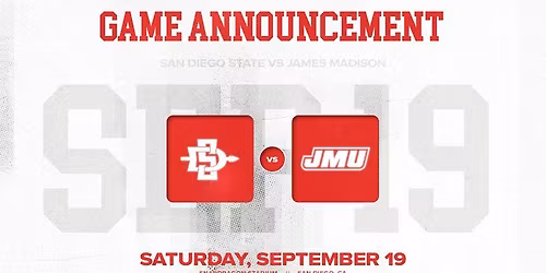 San Diego State Aztecs vs. James Madison Dukes