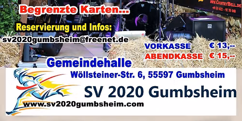 28.11.2026 CB's Carolina - Line-Dance-Band 55597 Gumbsheim