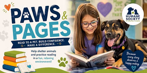 Paws & Pages with Bloomington Public Library