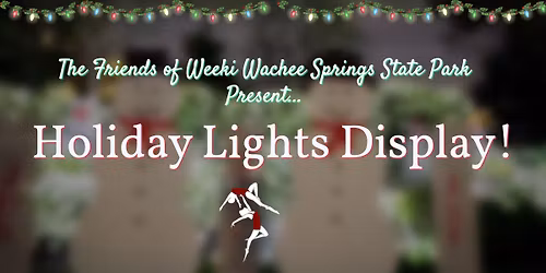 2025 Holiday Light Display at Weeki Wachee Springs State Park