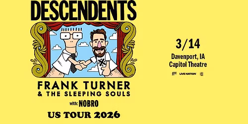 Descendents & Frank Turner & The Sleeping Souls with NOBRO at Capitol Theatre