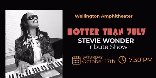 Wellington Concert- Hotter Than July \u2013 Stevie Wonder Tribute Show