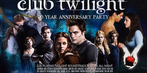 Club Twilight: 20 Year Anniversary Party - London