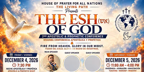 2nd Conference: THE ESH OF GOD (\u05d0\u05b5\u05e9\u05c1) \u2014THE FIRE OF GOD.