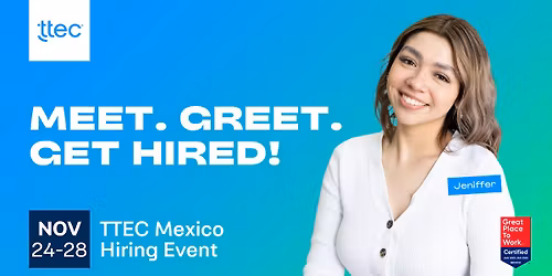 TTEC Mexico City (Republica) Walk-In Recruitment Drive
