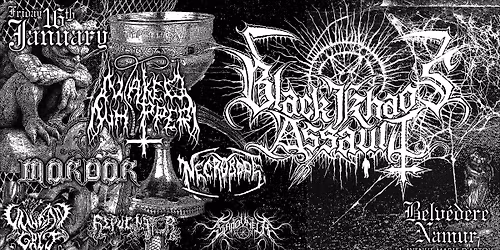 Black Khaos Assault 2026.1 - BELVEDERE - 16\/01\/2027 \/\/ NAKED WHIPPER + MORDOR + NECROBODE & MORE