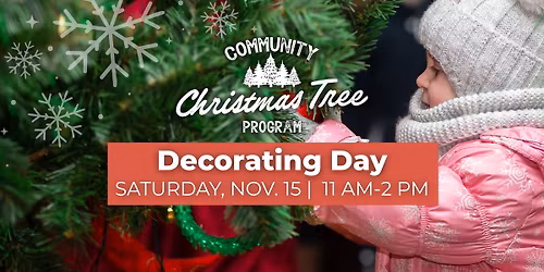 Community Christmas Tree Decorating Day