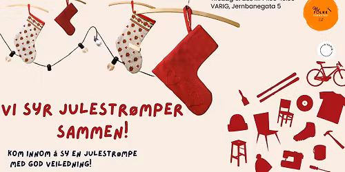Kom \u00e5 sy din egen julestr\u00f8mpe! Gratis og \u00e5pent verksted