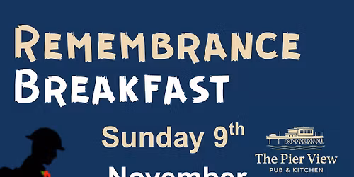 Remembrance Sunday Breakfast @The Pier View   