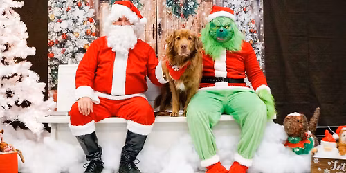 Pet Photos with Santa & The Grinch