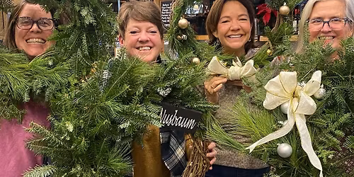 Holiday Wreath Making Event ~Tuckerman Brewing
