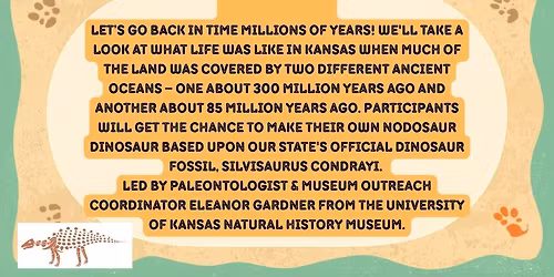  Exploring Kansas Paleontology (All Ages)