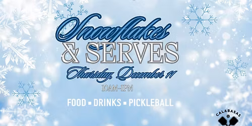 CPC Snowflakes and Serves Pickleball Party