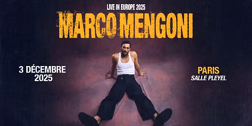 MARCO MENGONI | Salle Pleyel, Paris - 3 d\u00e9cembre 2025