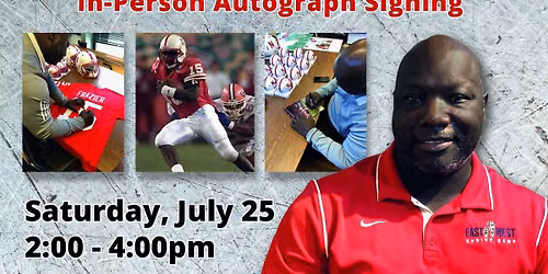 Tommie Frazier Autograph Signing