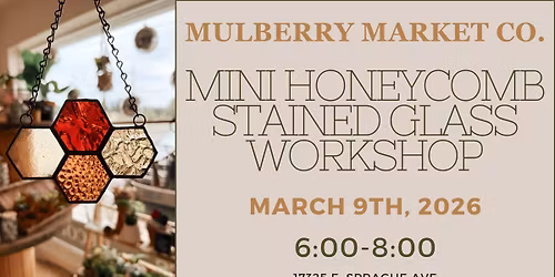 Mini Honeycomb Stained Glass Workshop!