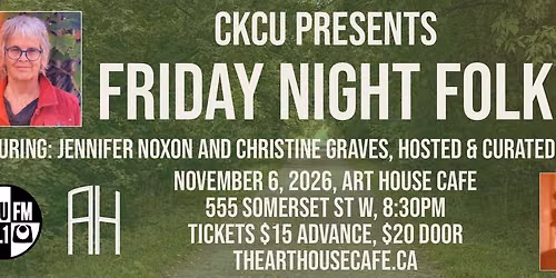 Friday Night Folk Ft. Jennifer Noxon & Christine Graves