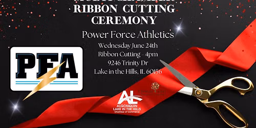 Multi-Chamber Ribbon Cutting: Power Force Athletics