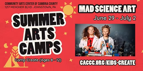 Mad Science Art (Camp Create - Ages 8 - 12)