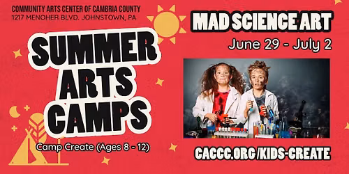 Mad Science Art (Camp Create - Ages 8 - 12)