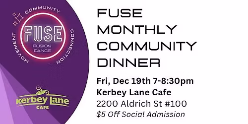 FUSE - Monthly Community Dinner - Kerbey Lane (Mueller)