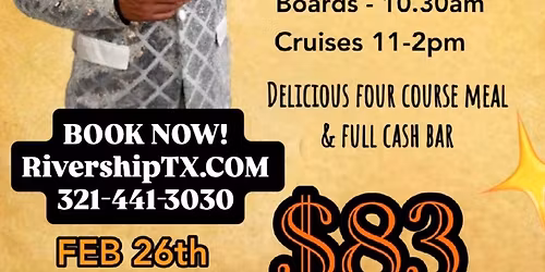 Songs Through the Years Lunch Cruise featuring Allan Coffin Aboard the Barbara Lee 