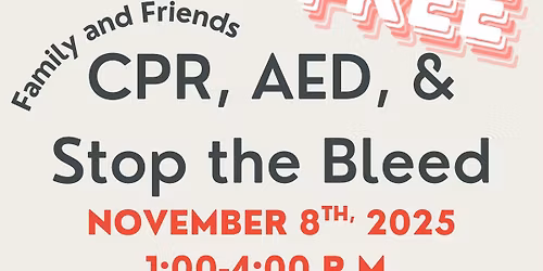 CPR, AED, and Stop the Bleed Training
