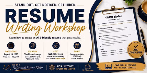 Resume Writing Workshop
