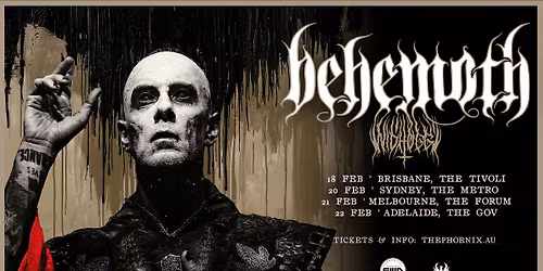 BEHEMOTH | Brisbane | The Tivoli