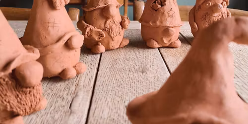 Pottery at the Pub. The New Inn. Scandi Gnomes