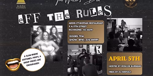 The Writer's Den Eff the Rules Poetry Slam