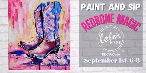 "Western Belle" Paint and Sip with ColorHype TXK at Redbone Magic