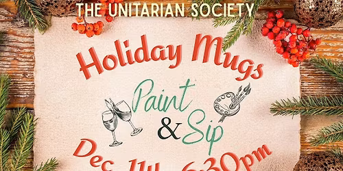 Paint & Sip - Holiday Mug Painting!