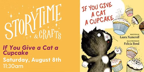 Storytime and Crafts: If You Give a Cat a Cupcake