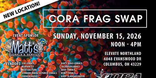 2026 CORA Frag Swap