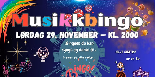 Musikkbingo på Baja