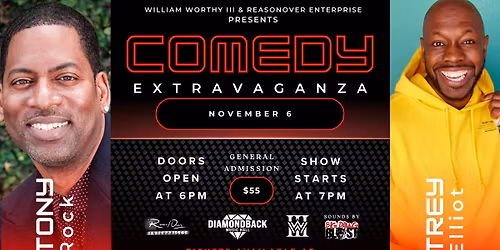 Comedy Extravaganza Feat. Tony Rock & Trey Elliot at Diamondback Music Hall