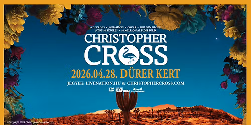 Christopher Cross | Budapest 2026