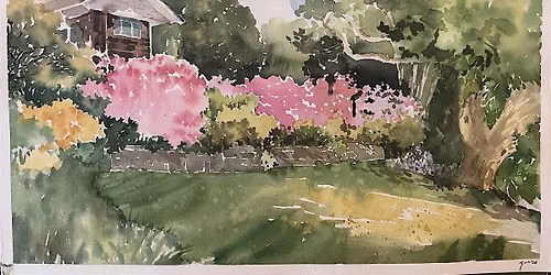 Painting Flowers of the Garden \u2013 Summer Watercolour Workshop - 8