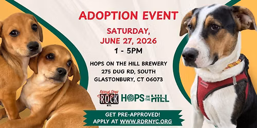 Hops on the Hill Adoption Event