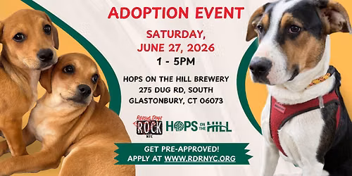 Hops on the Hill Adoption Event